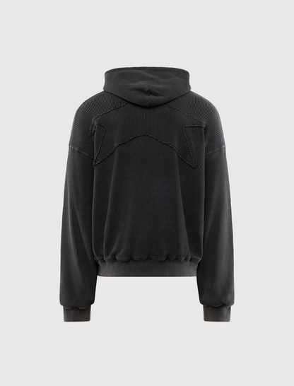 STAR WAFFLE HOODIE