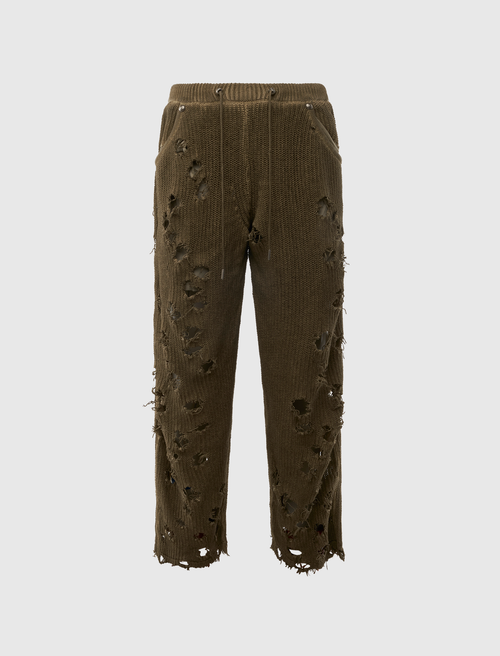 TC DESTROYED KNIT PANTS