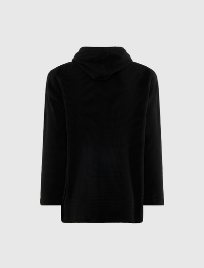 BULK SHOULDER WAFFLE HOODIE