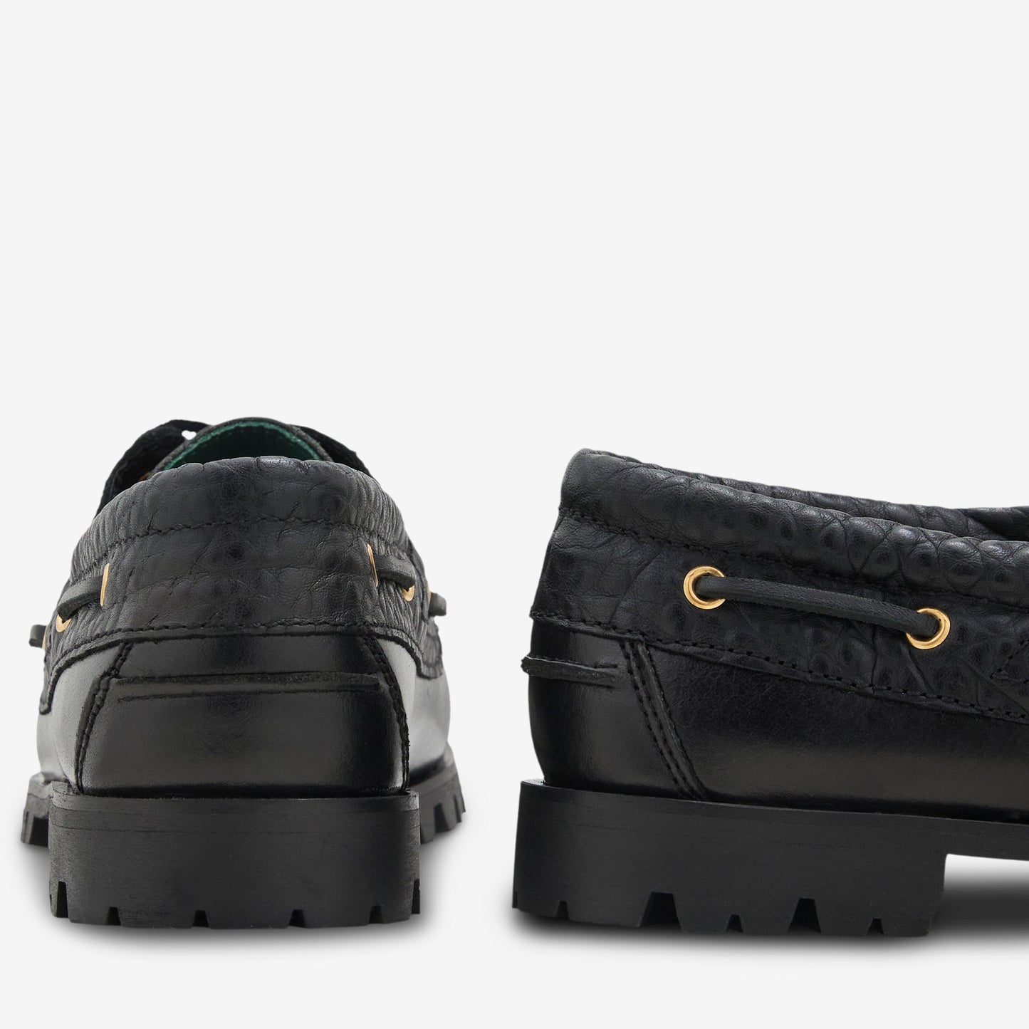 Aztec Boat Shoe Black
