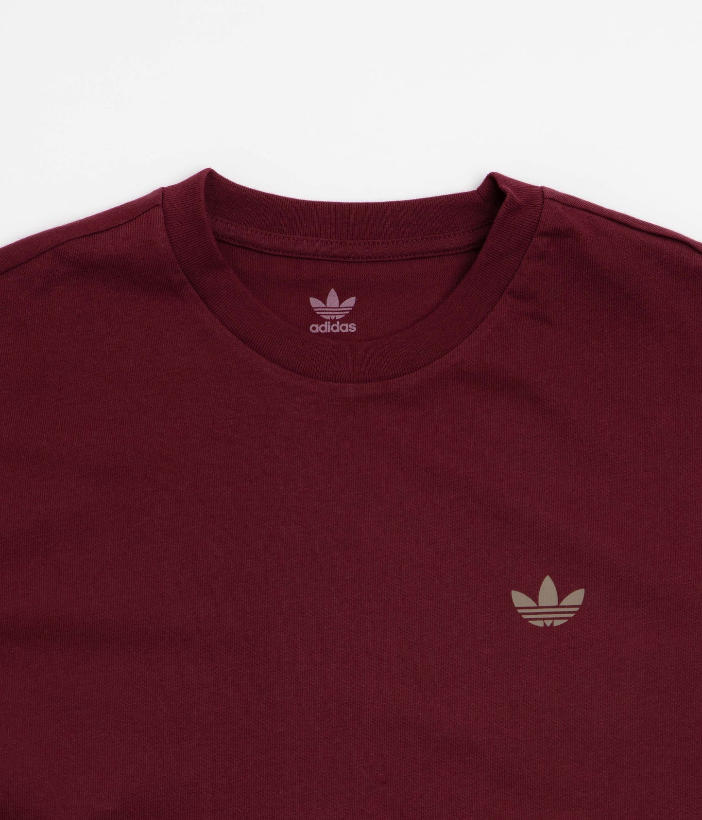 Adidas 4.0 Logo T-Shirt - Shadow Red / Khaki Six