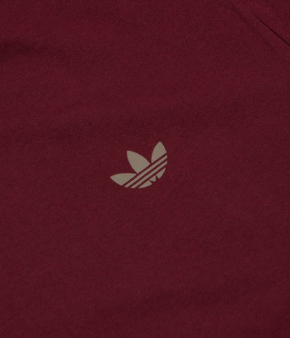 Adidas 4.0 Logo T-Shirt - Shadow Red / Khaki Six