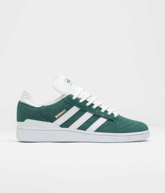 Adidas Busenitz Shoes - Aurora Ivy / FTWR White / Gold Metallic