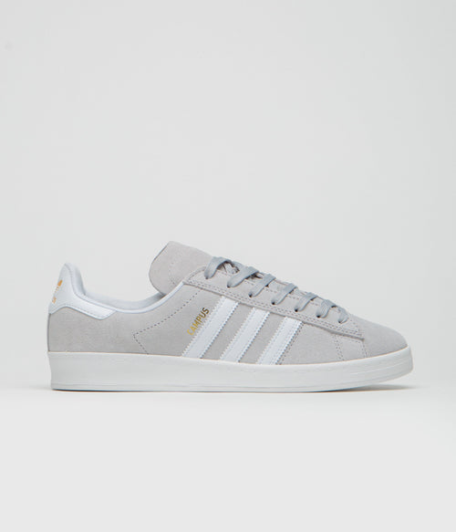 Adidas Campus ADV Shoes - Grey Two / FTWR White / Gold Metallic