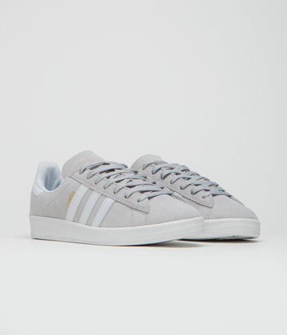 Adidas Campus ADV Shoes - Grey Two / FTWR White / Gold Metallic