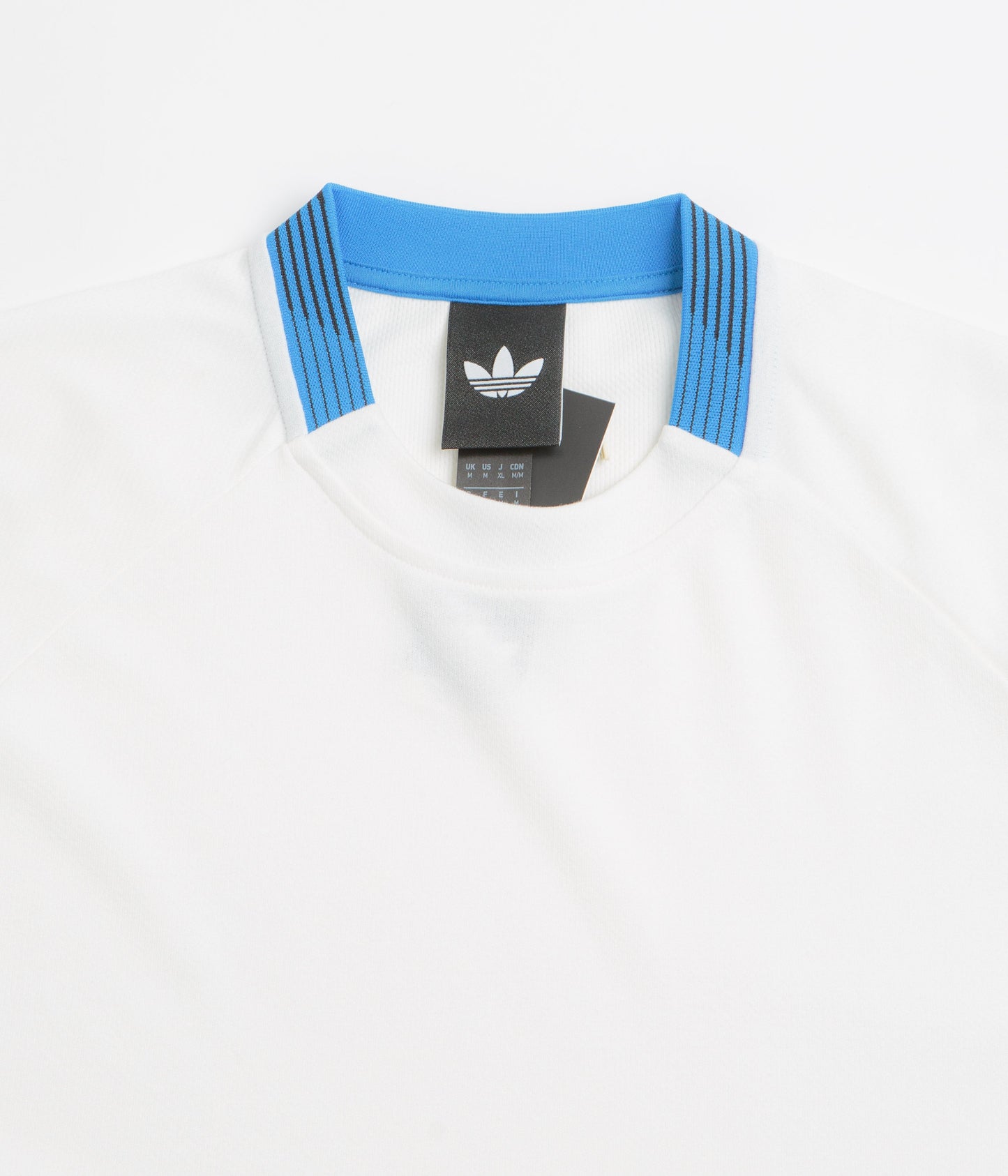 Adidas Formula Long Sleeve T-Shirt - White / Core White / Lucid Ray Blue