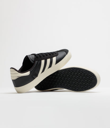 Adidas Gazelle ADV Shoes - Core Black / Cream White / Gold Metallic