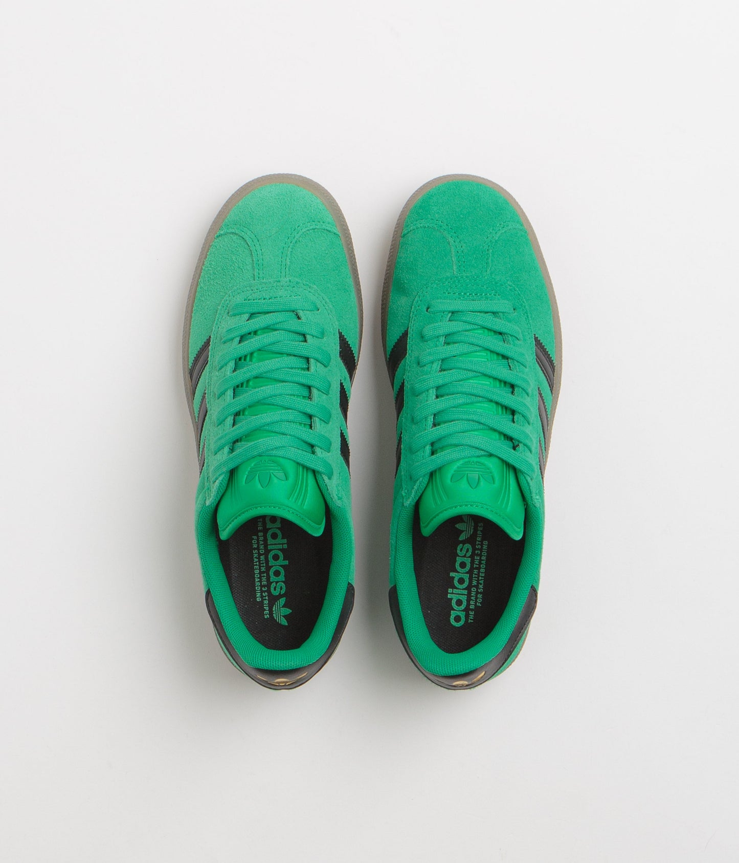 Adidas Gazelle ADV Shoes - Court Green / Core Black / Gum5