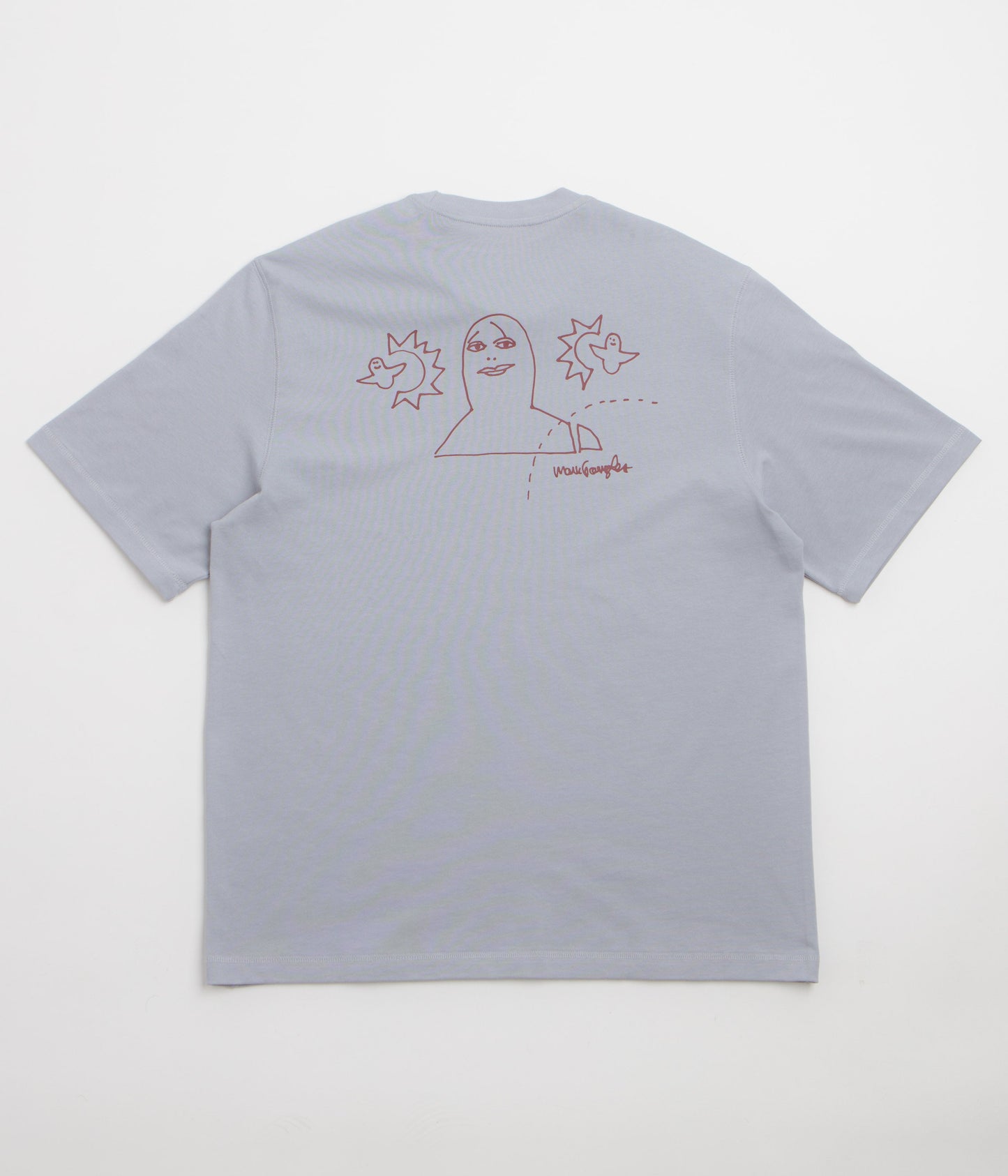 Adidas Gonz NA T-Shirt - Halo Silver / Shadow Red