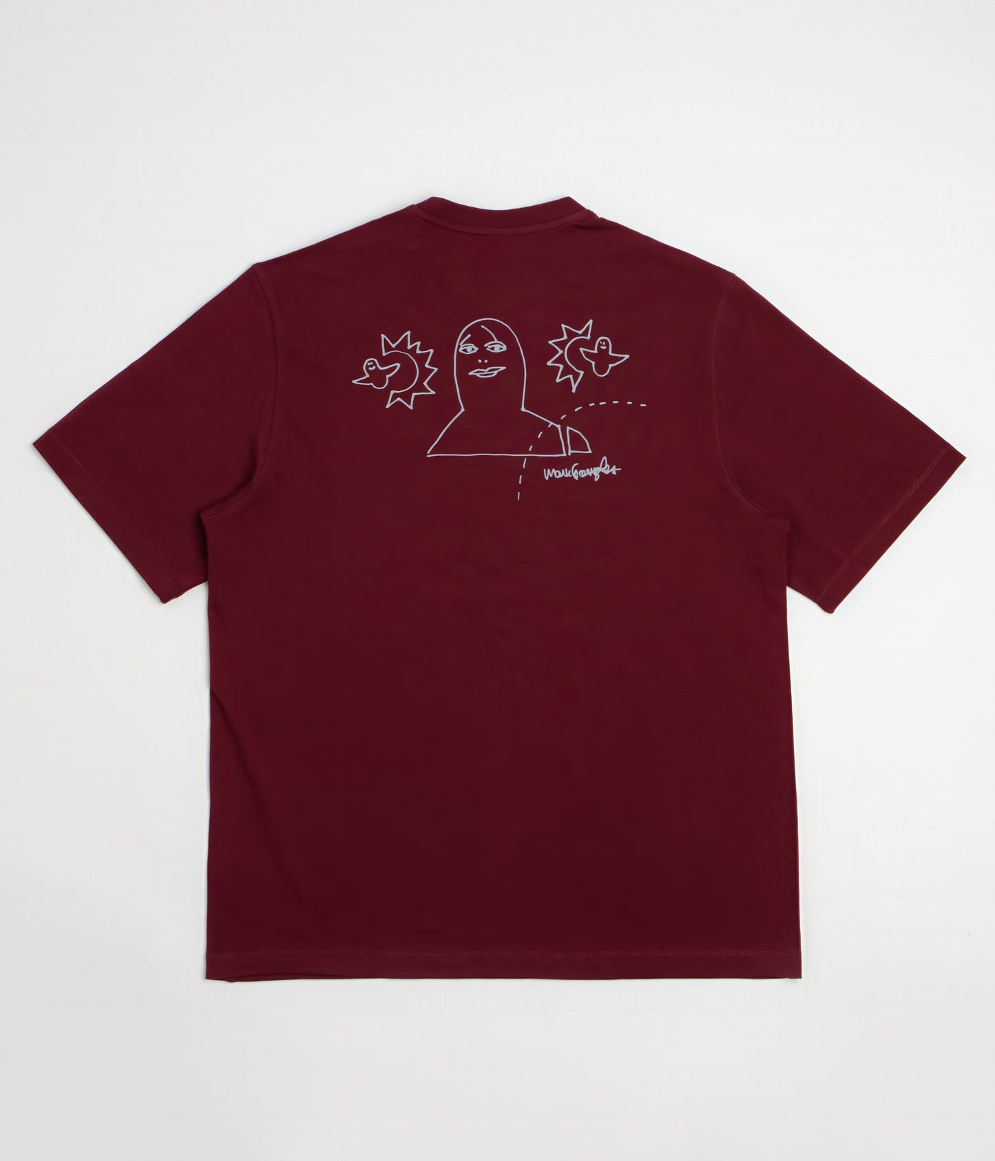 Adidas Gonz NA T-Shirt - Shadow Red / Halo Silver