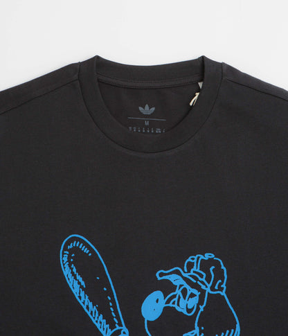 Adidas Kogan Dog T-Shirt - Black / Lucid Ray Blue