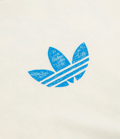 Adidas Kogan Dragon T-Shirt - Cream White / Lucid Ray Blue
