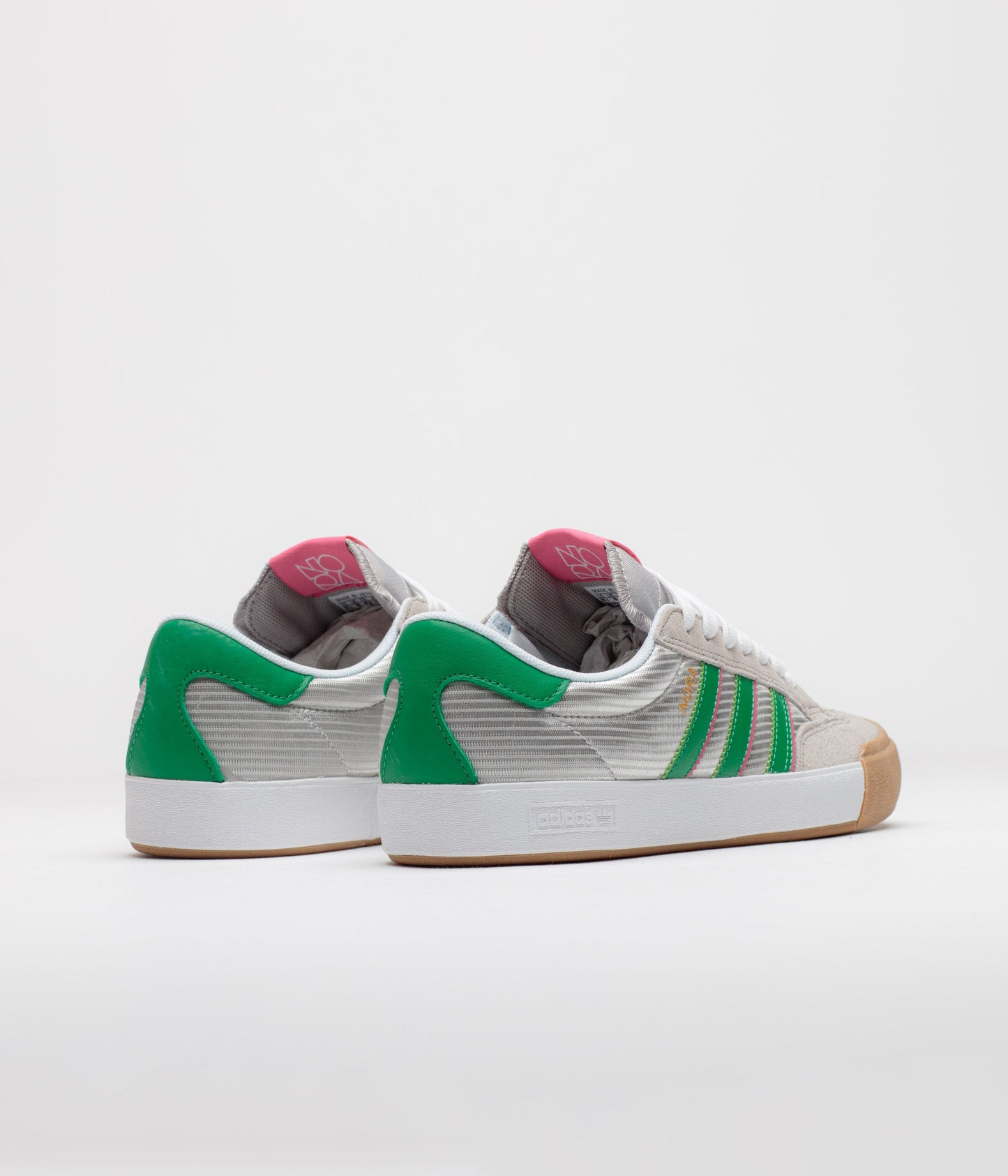Adidas Nora Shoes - Grey One / Green / Pink Fusion