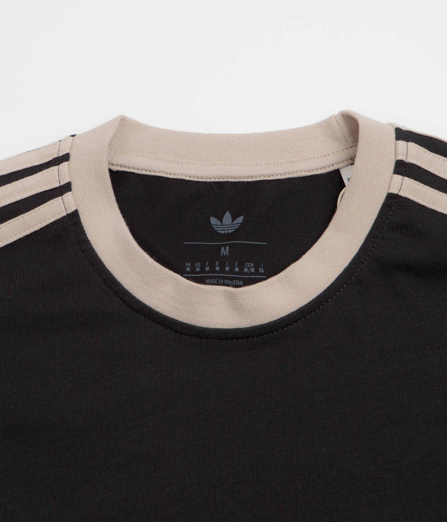 Adidas Ringer T-Shirt - Black / Khaki Three