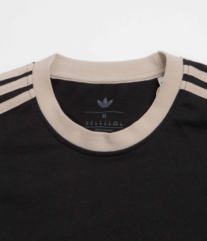 Adidas Ringer T-Shirt - Black / Khaki Three