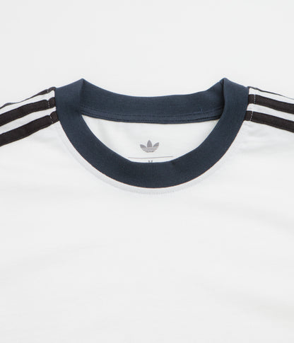 Adidas Ringer T-Shirt - White / Aurora Ink