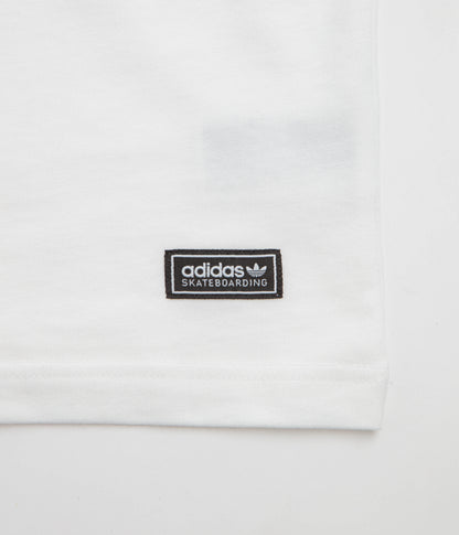 Adidas Ringer T-Shirt - White / Aurora Ink