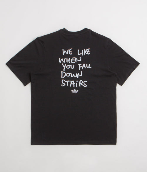 Adidas Shmoofoil Stairs T-Shirt - Black / White