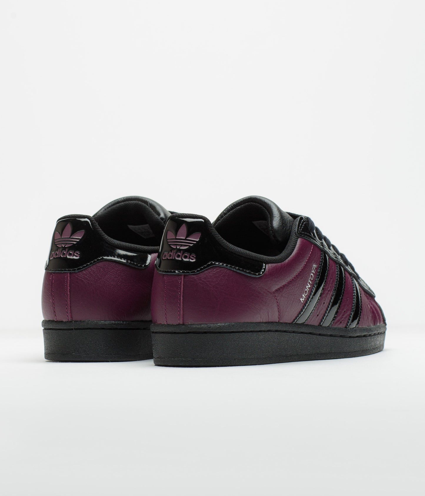 Adidas x Marcos Montoya Superstar ADV Shoes - Red Night / Core Black / Red Night