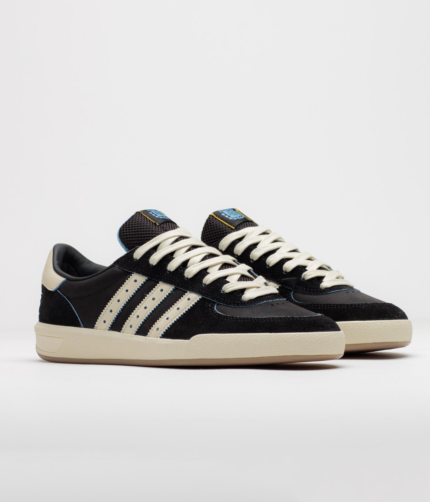 Adidas x Thrasher x AFA Glenburn Shoes - Core Black / Cream White / Gum5