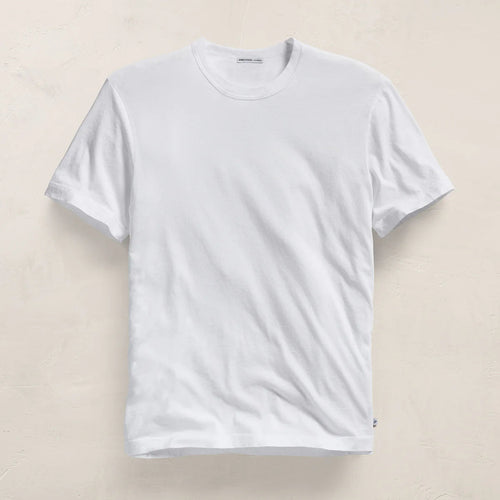 James Perse Short-Sleeve Crewneck T-Shirt — White
