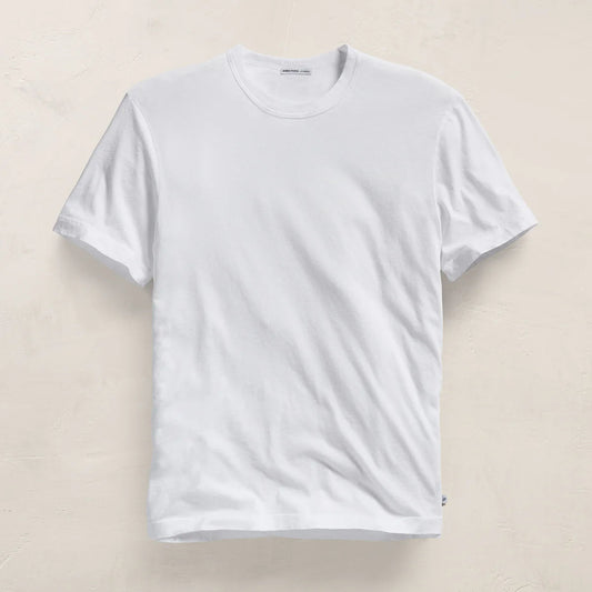 James Perse Short-Sleeve Crewneck T-Shirt — White