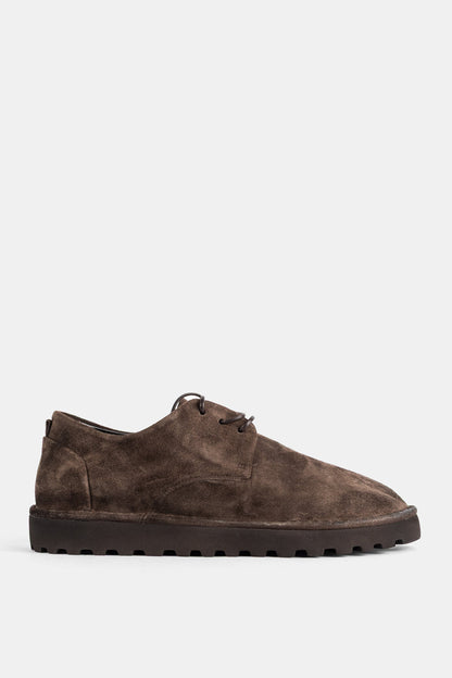 Marsell Suede Lace-Up Boot — Brown