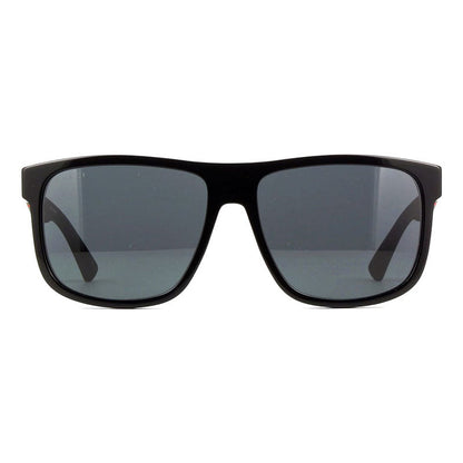 Gucci GG0010S004 Square Full Rim Sunglasses — Black