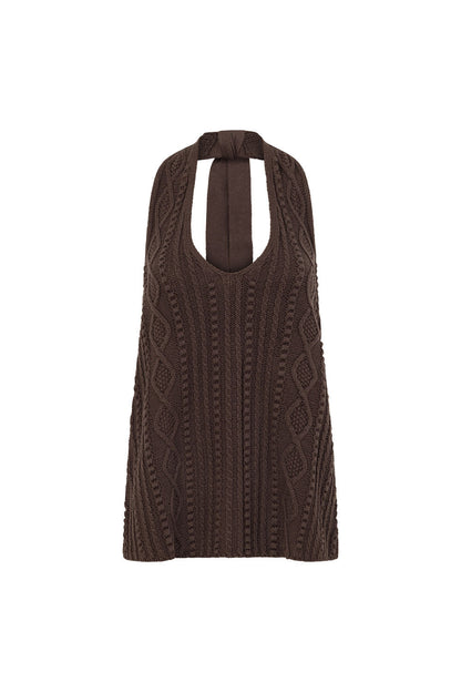 Azari Top - Brown