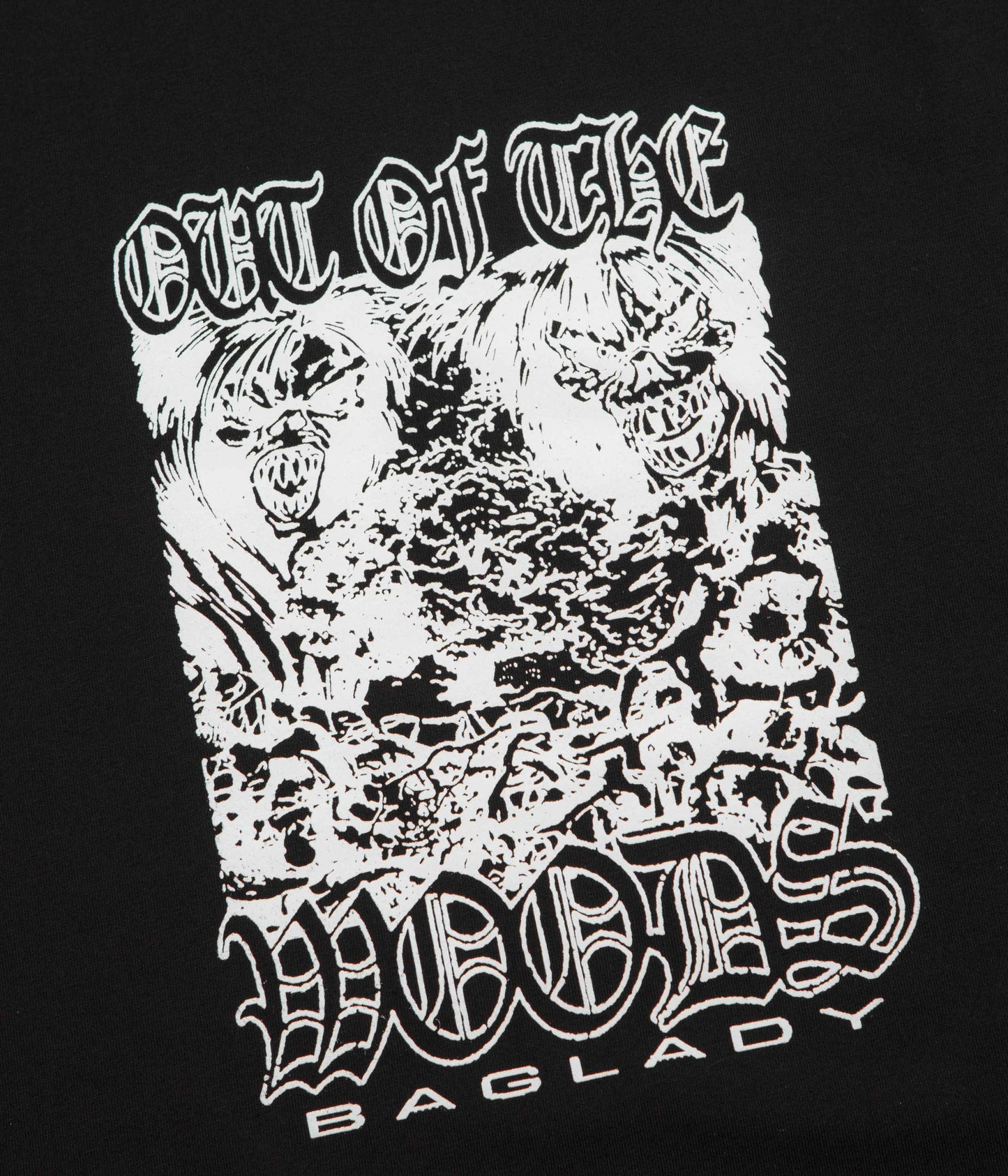 Baglady x DDF Out Of The Woods T-Shirt - Black
