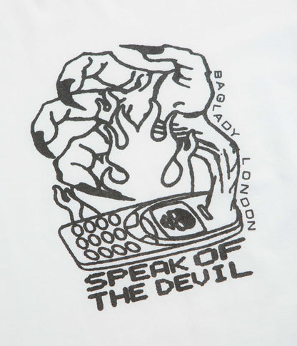 Baglady x DDF Speak Of The Devil T-Shirt - White