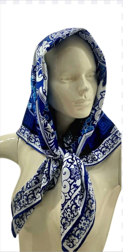 Blue Dynasty Silk Scarf  Limited Edition