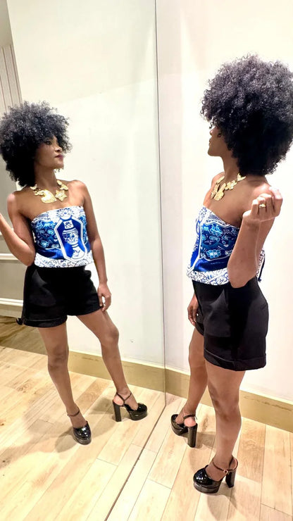Blue Dynasty Silk Scarf  Limited Edition
