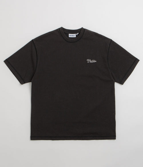 Butter Goods Jive Overlock Stitch T-Shirt - Distressed Black