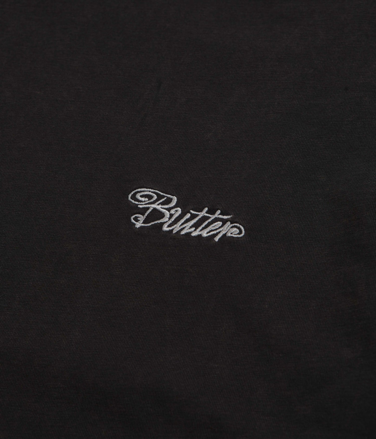 Butter Goods Jive Overlock Stitch T-Shirt - Distressed Black