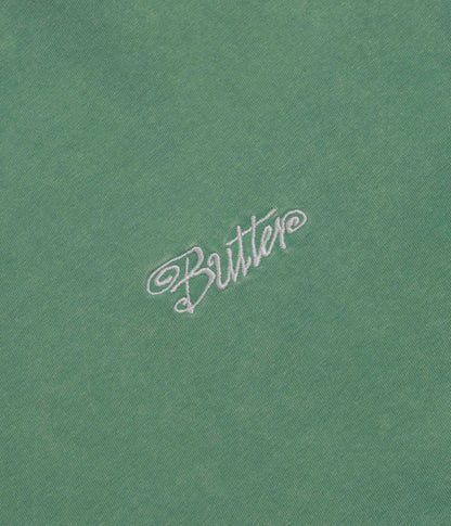 Butter Goods Jive Overlock Stitch T-Shirt - Distressed Jade