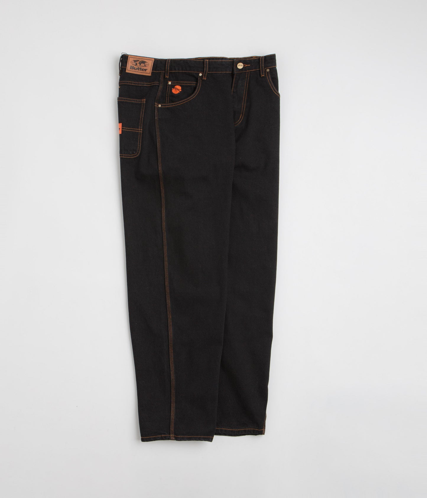 Butter Goods Santosuosso Jeans - Washed Black / Orange
