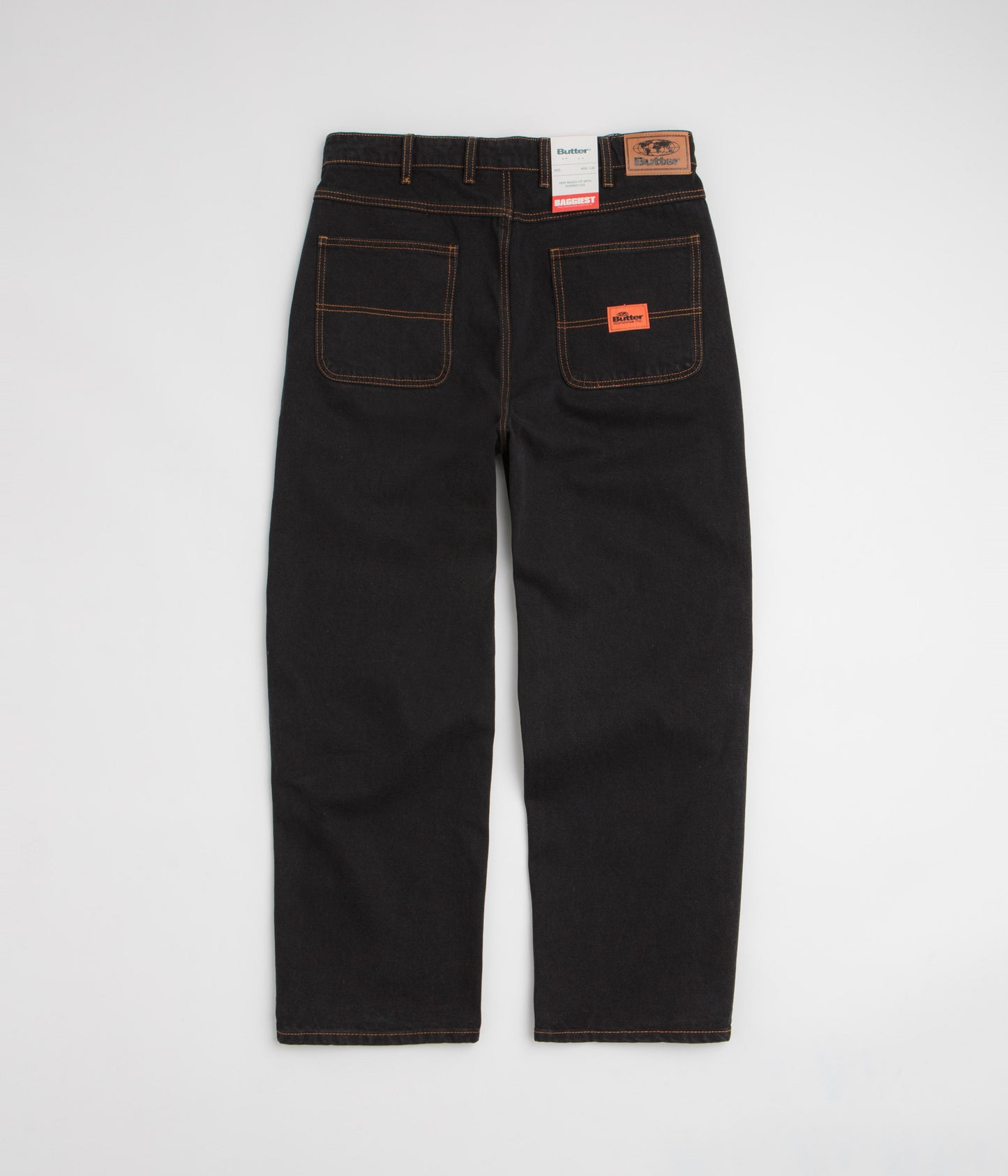 Butter Goods Santosuosso Jeans - Washed Black / Orange
