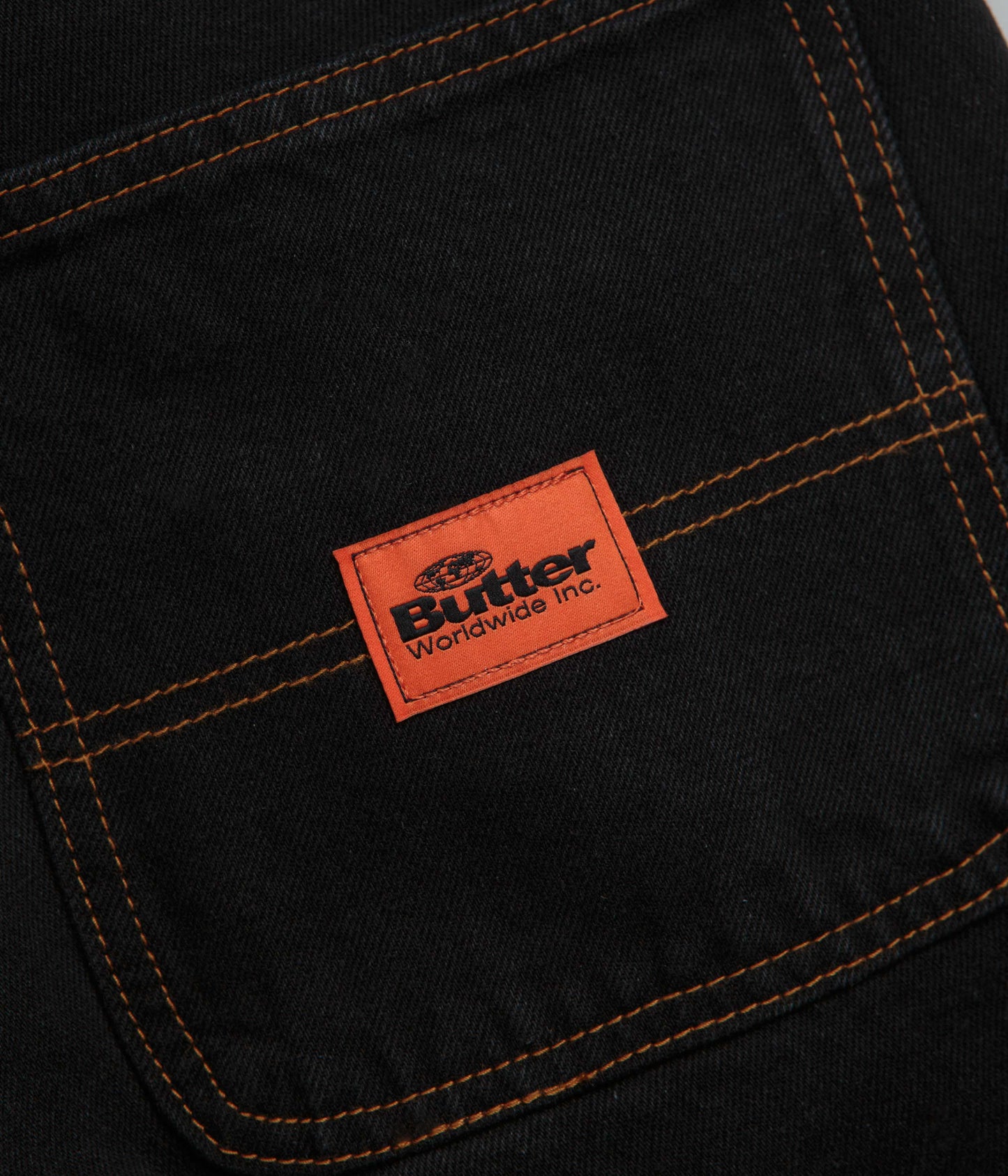 Butter Goods Santosuosso Jeans - Washed Black / Orange