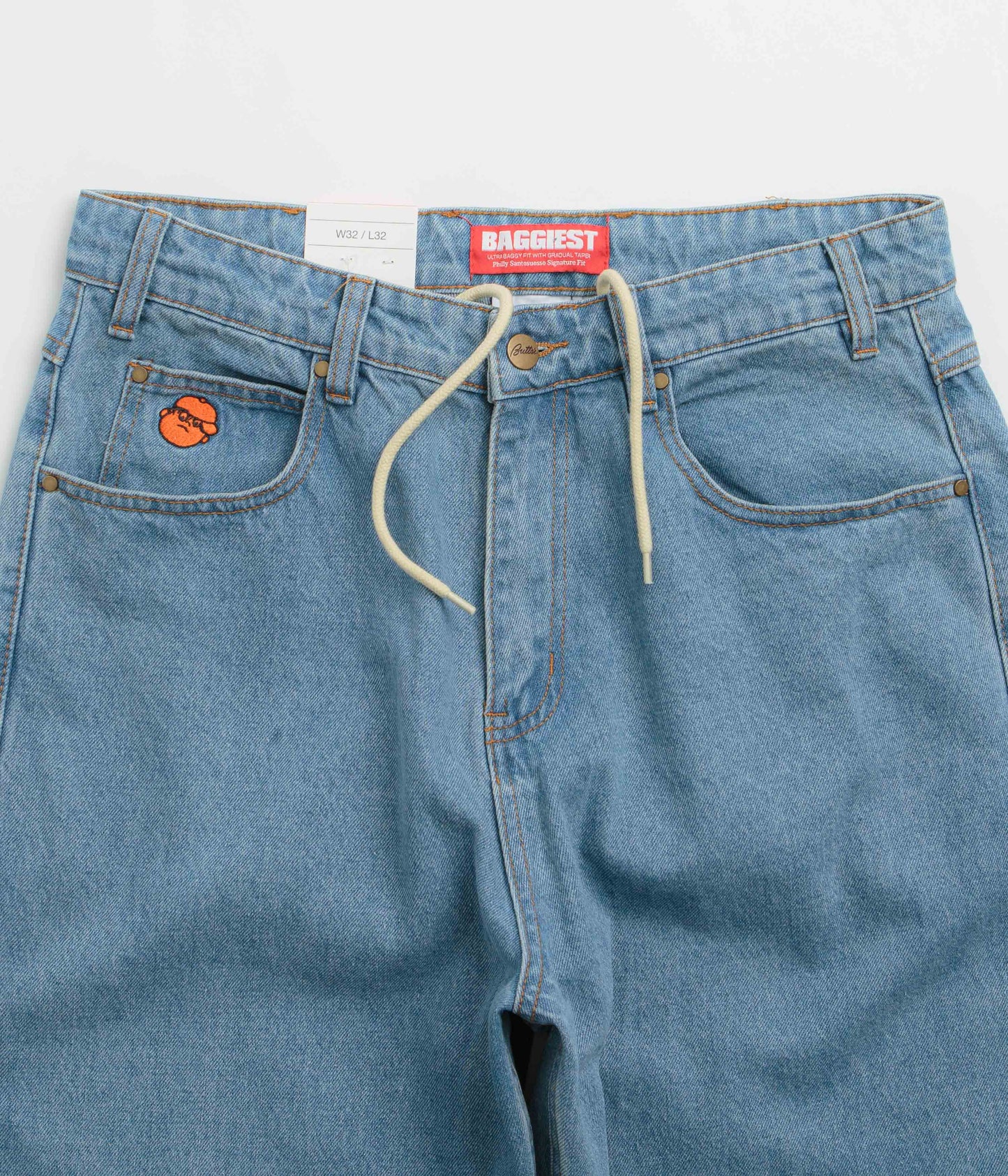 Butter Goods Santosuosso Jeans - Washed Indigo / Indigo