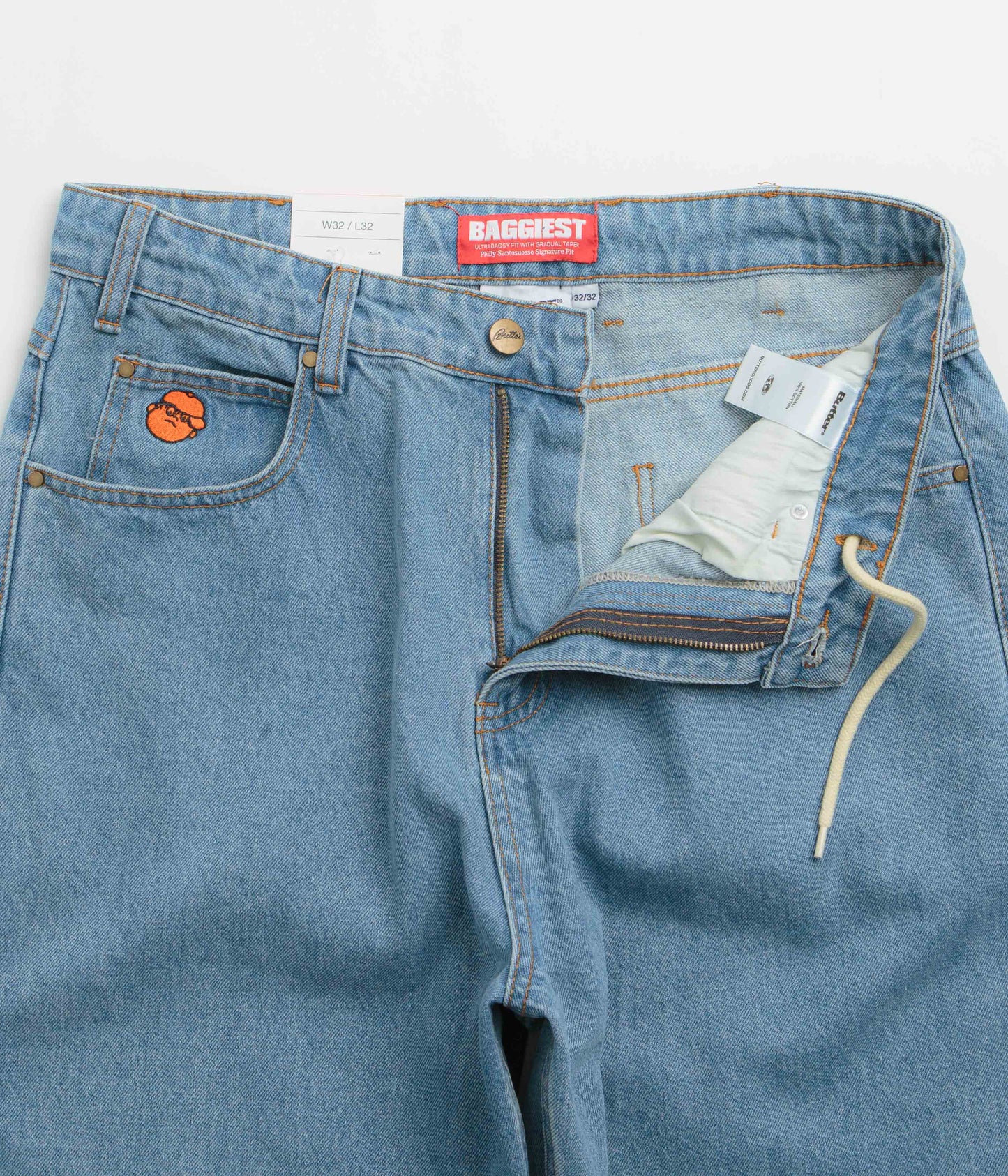 Butter Goods Santosuosso Jeans - Washed Indigo / Indigo