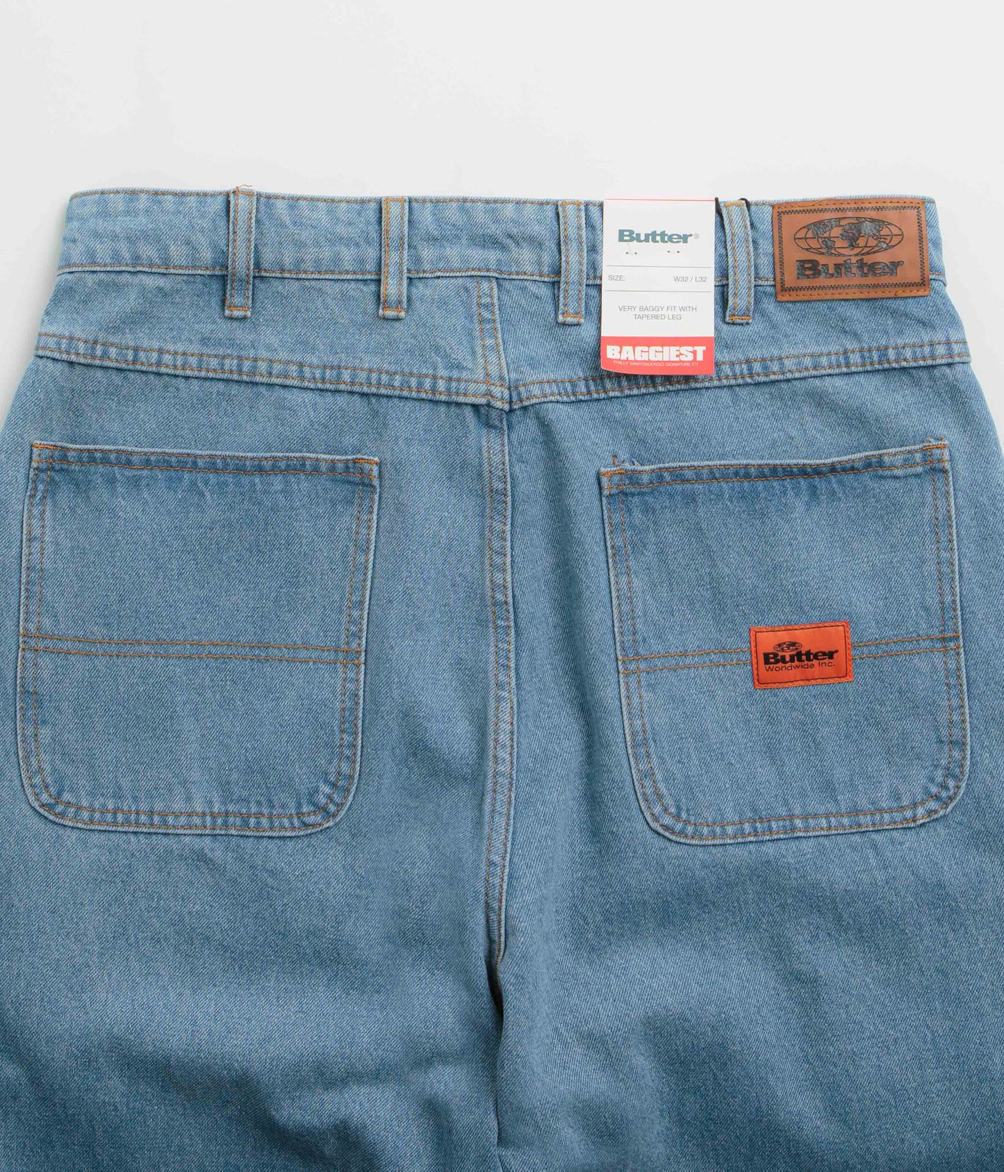 Butter Goods Santosuosso Jeans - Washed Indigo / Indigo