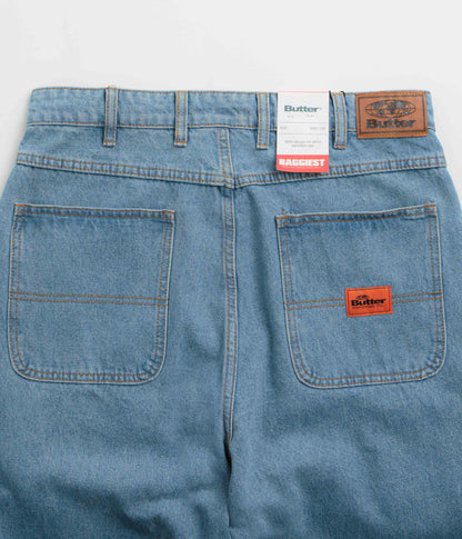 Butter Goods Santosuosso Jeans - Washed Indigo / Indigo