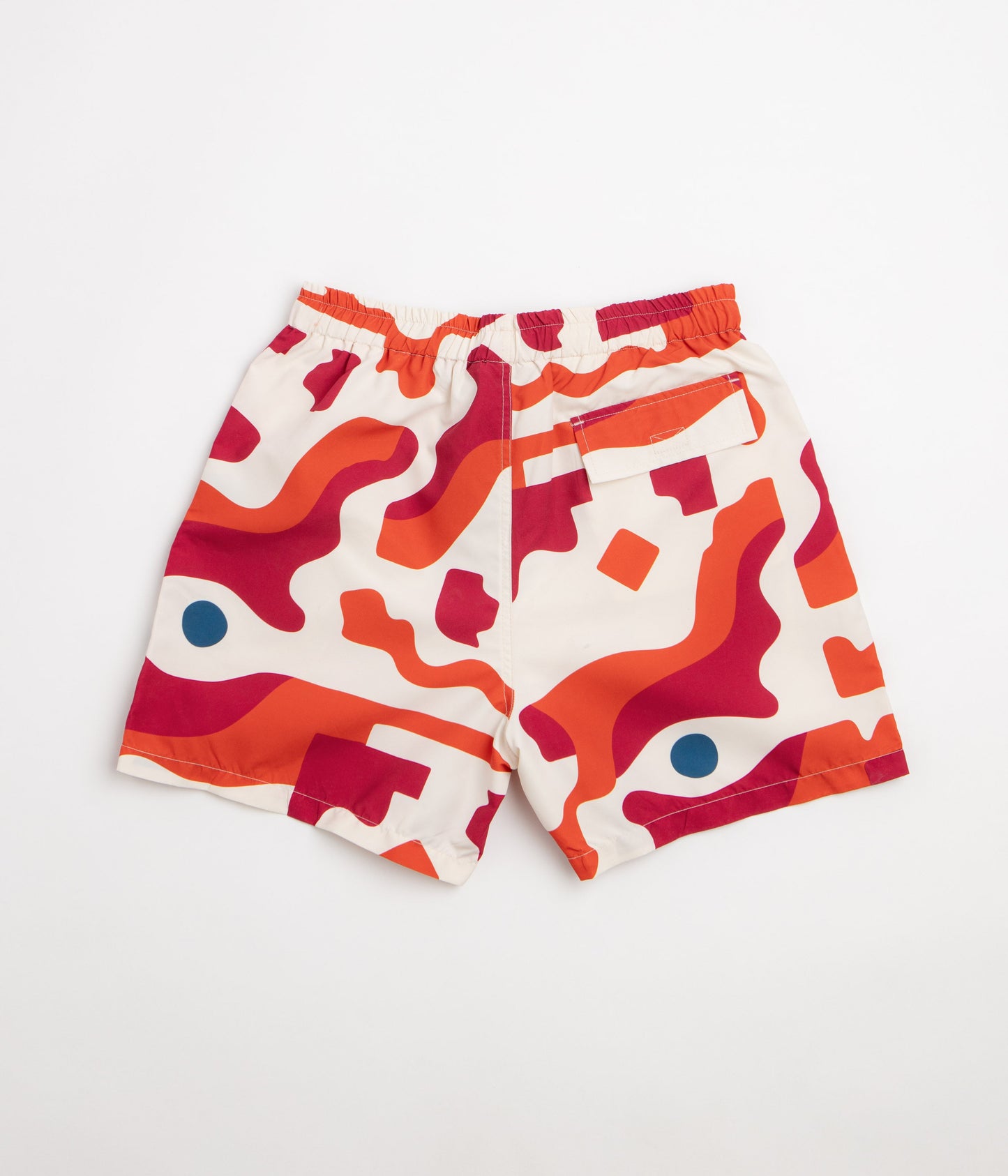 by Parra Abstract Mountain Swim Shorts - Red