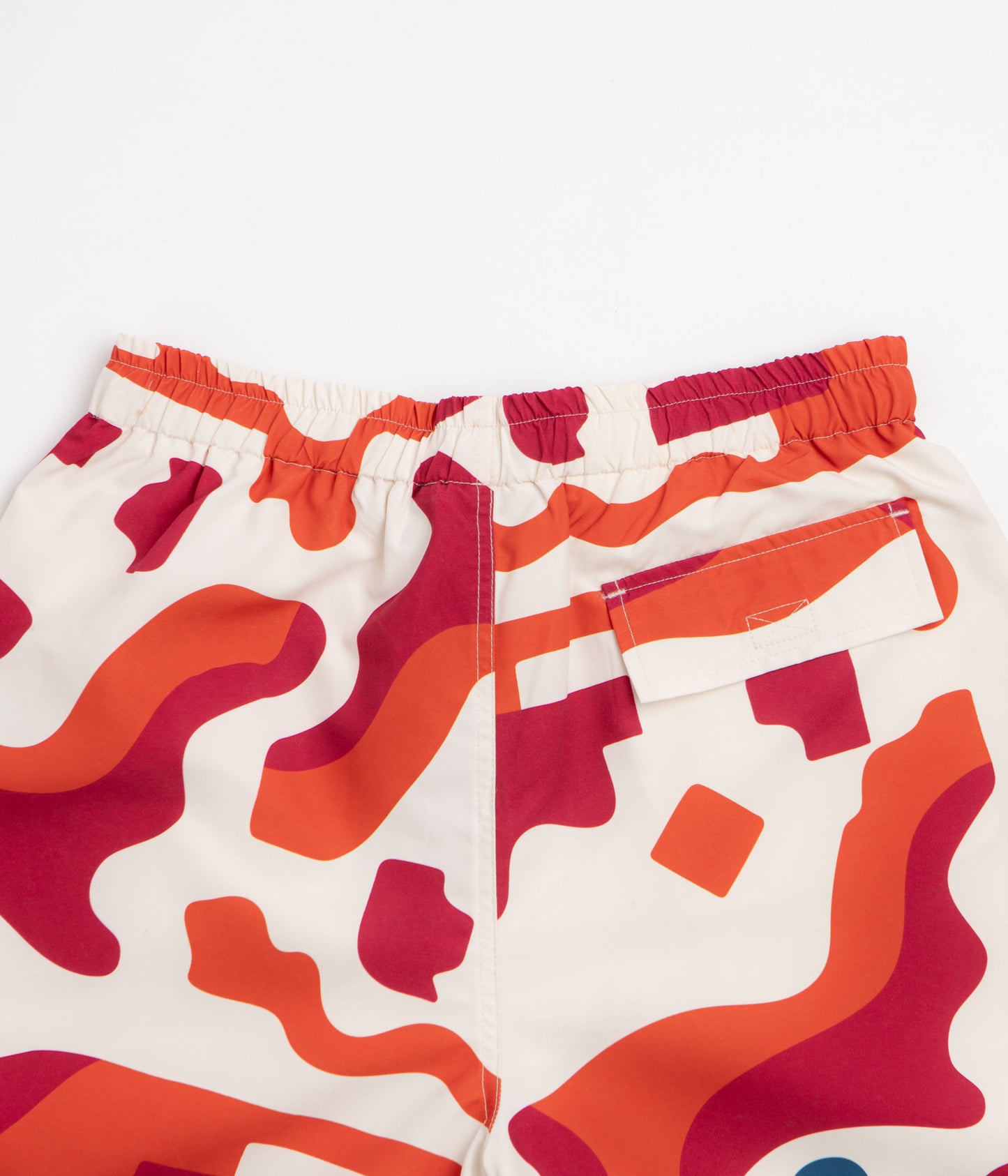 by Parra Abstract Mountain Swim Shorts - Red