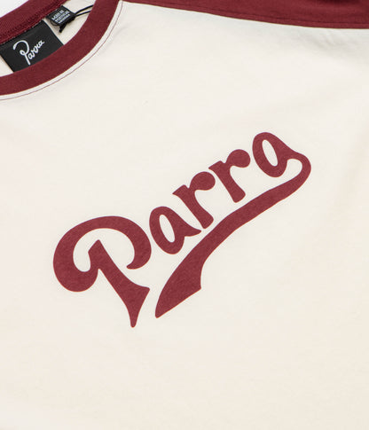 by Parra Baller Of The Based Raglan Long Sleeve T-Shirt - Dark Red