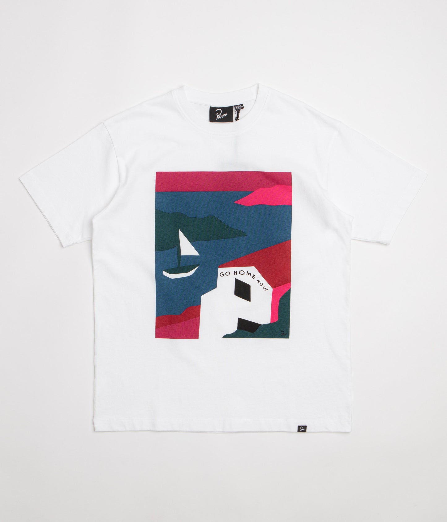 by Parra No Vacation T-Shirt - White
