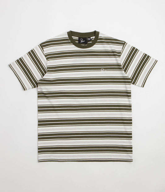 by Parra Signature Striped T-Shirt - Green