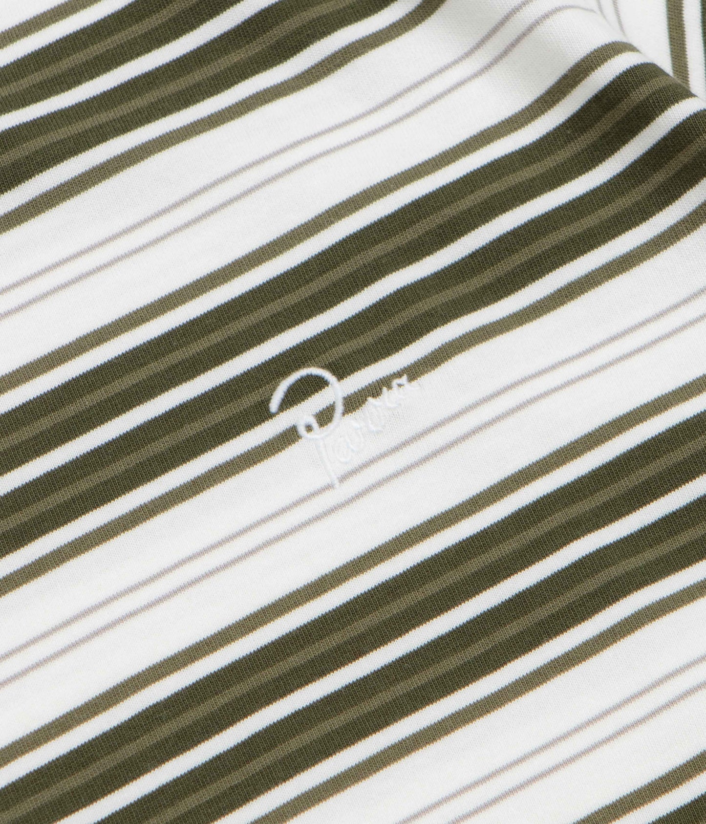 by Parra Signature Striped T-Shirt - Green