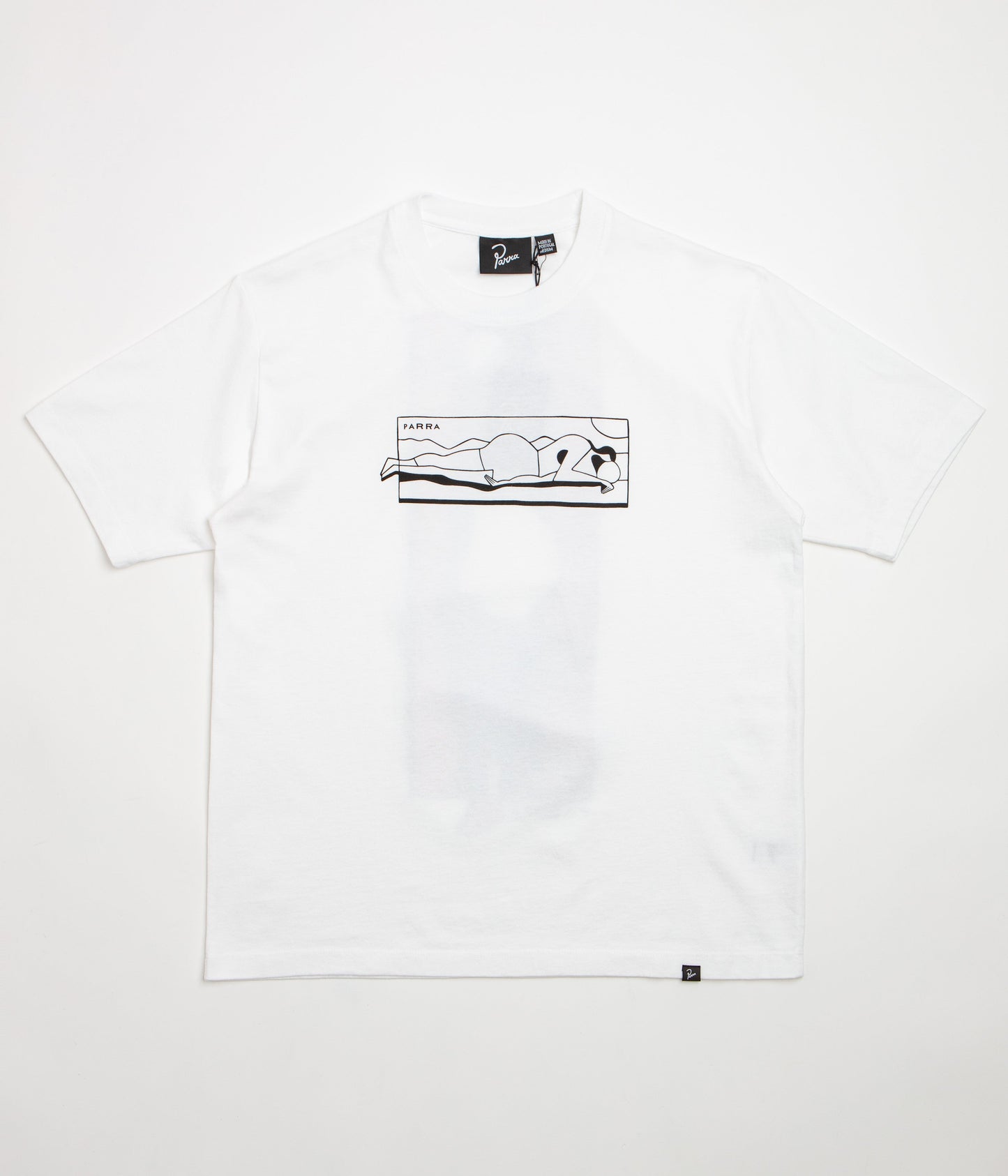 by Parra Vertical Thoughts T-Shirt - White